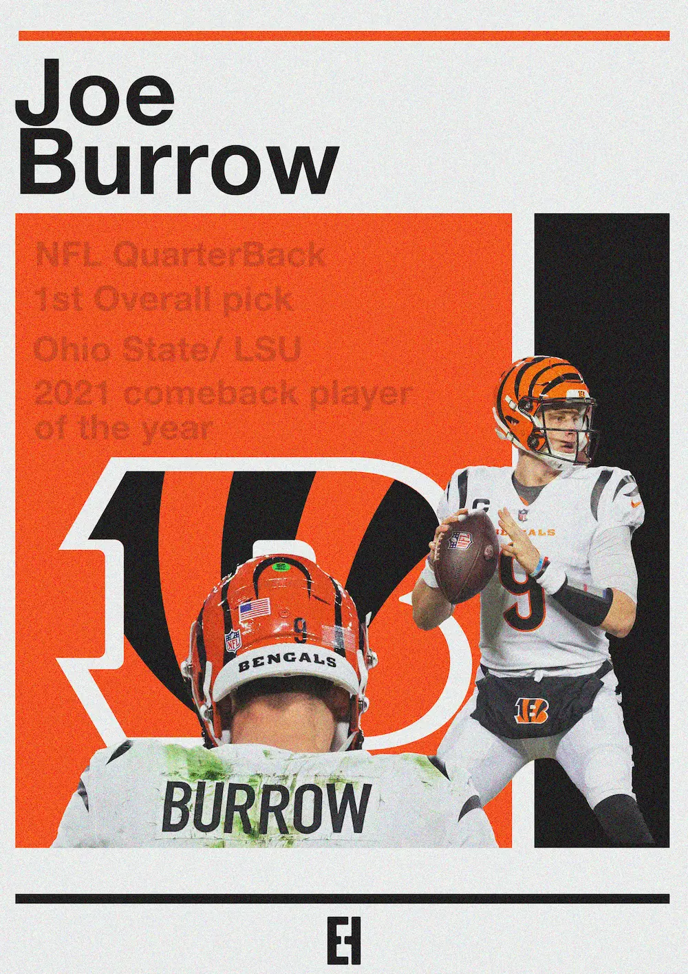 Joe Burrow poster